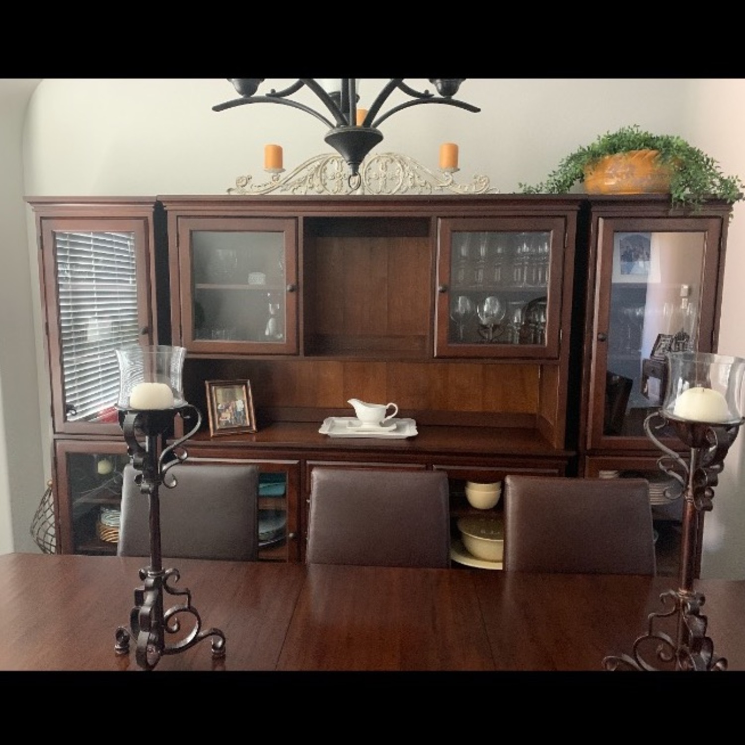 Pottery Barn Tucker Hutch W 2 Cabinets - image-6