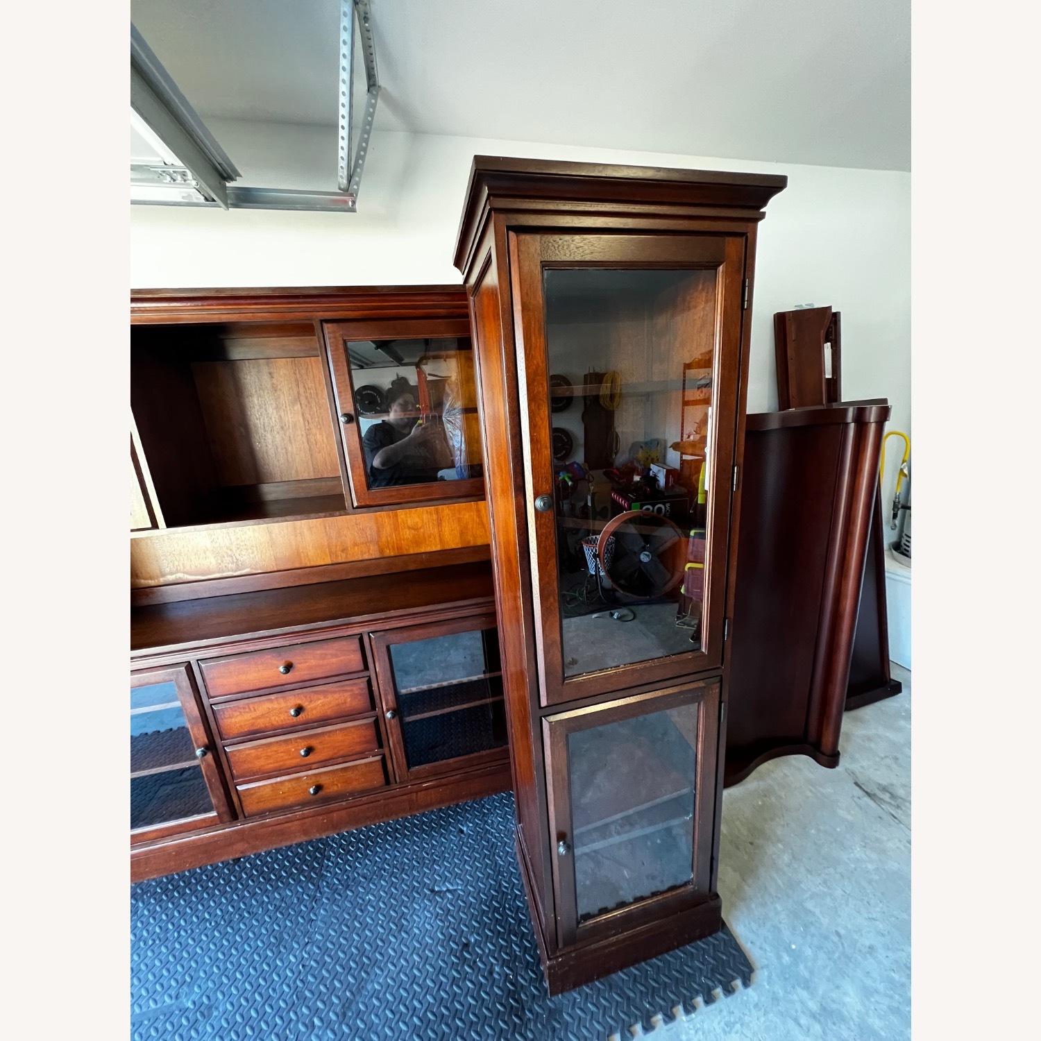 Pottery Barn Tucker Hutch W 2 Cabinets - image-3