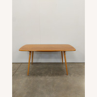 Vintage Ercol Plank Dining Table