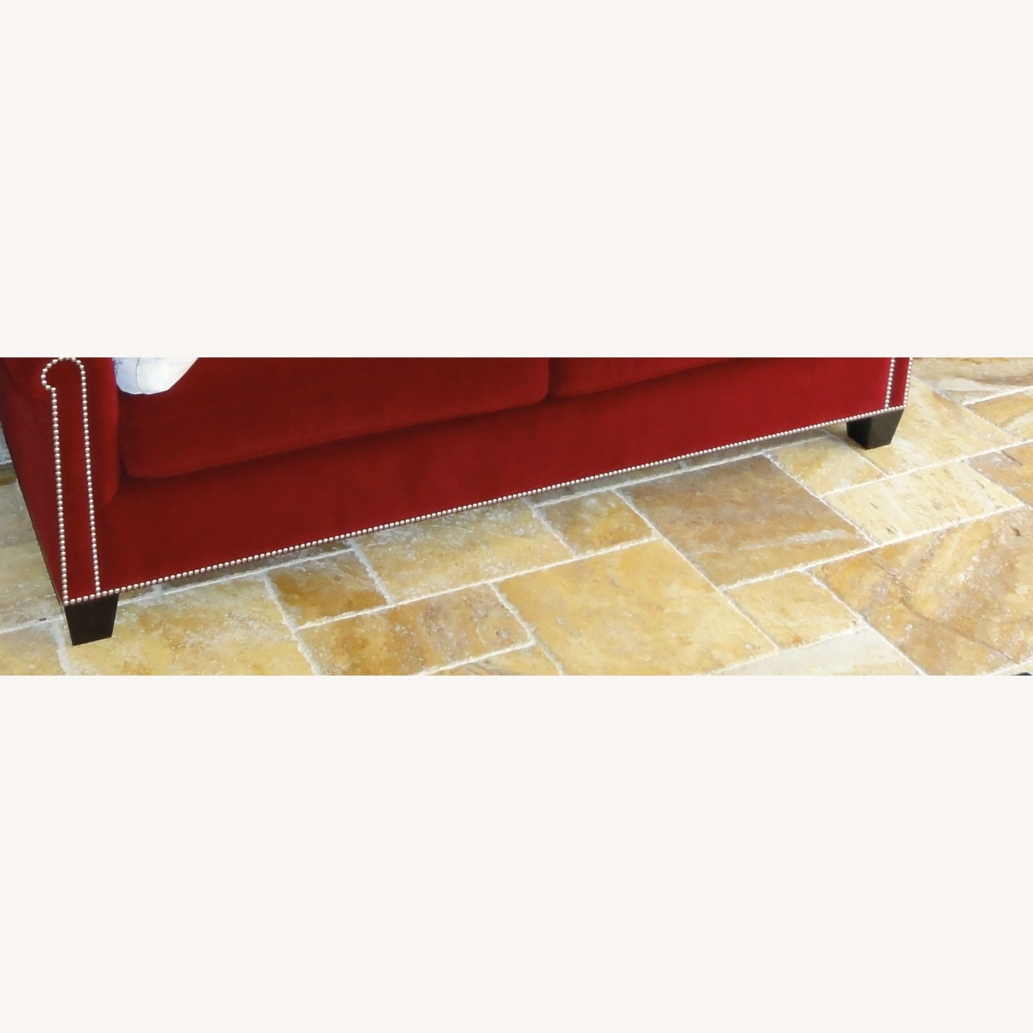 Luxury Velvet Wingback Queen Sofa/Sleeper - image-3