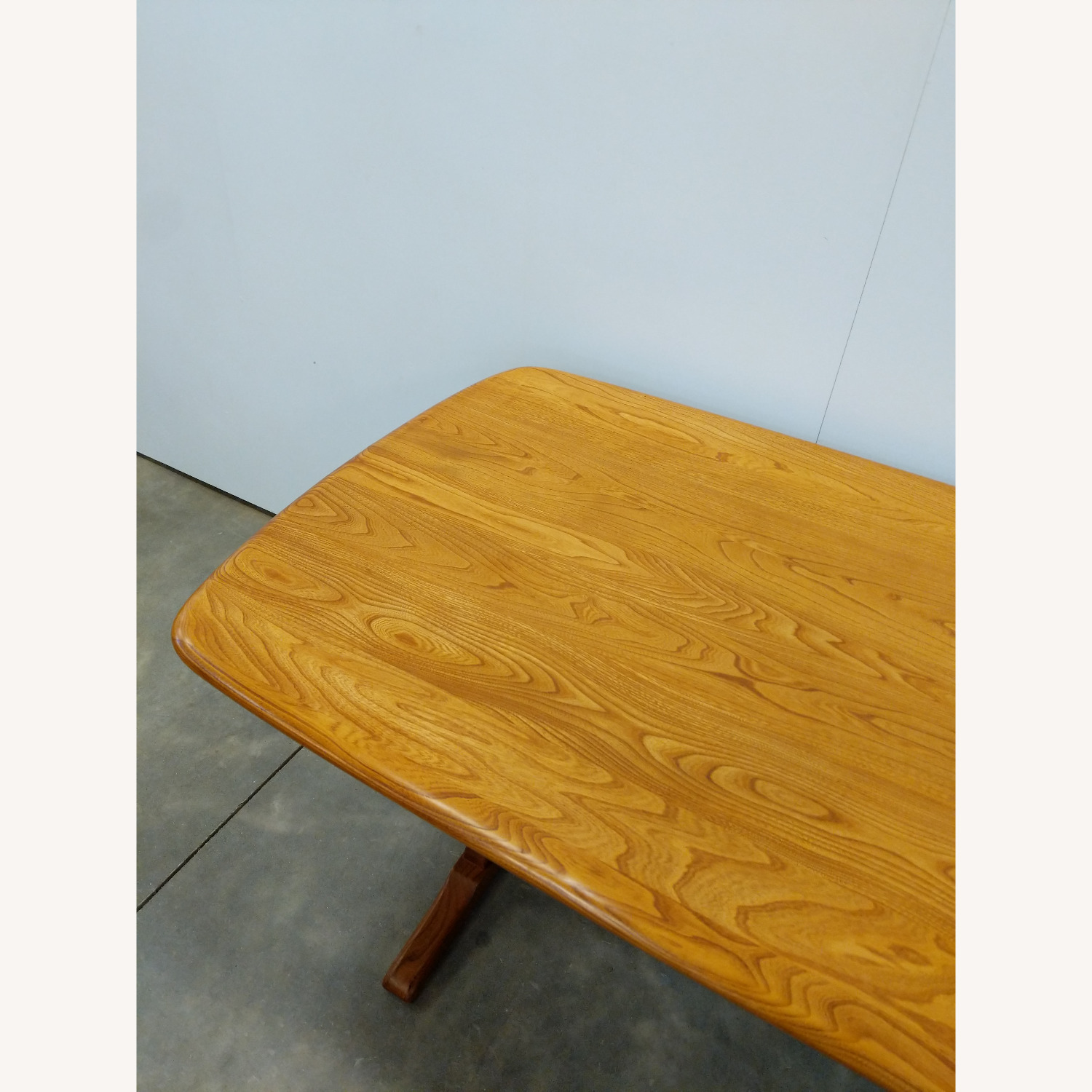 Vintage Mid Century Ercol Plank Dining Table - image-9