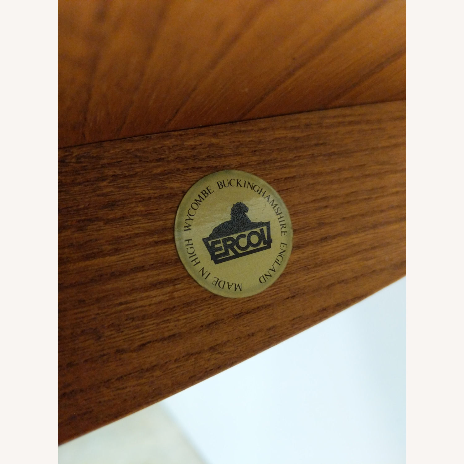 Vintage Mid Century Ercol Plank Dining Table - image-8