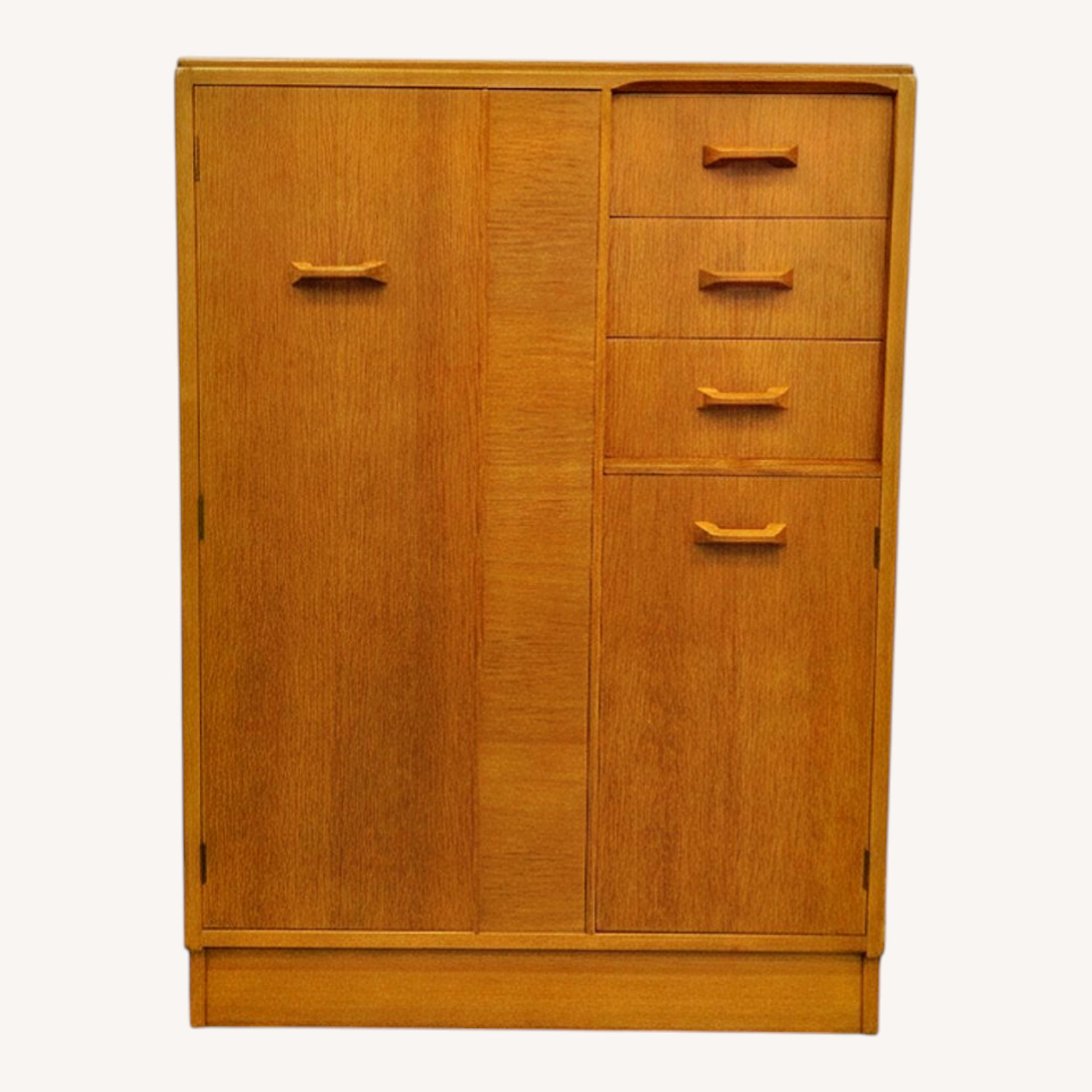 Vintage Mid Century Oak Wardrobe Dresser by G Plan - image-0
