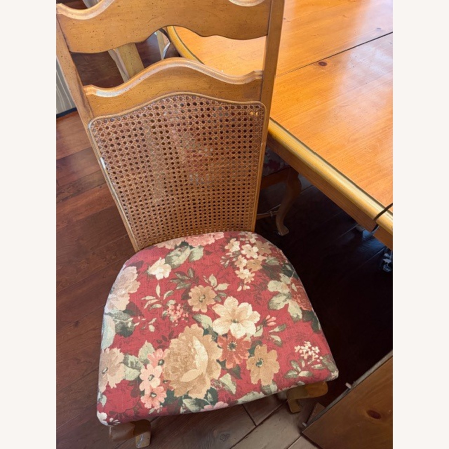 Vintage/Antique Lenoir Natural Wood Dining Set - image-2