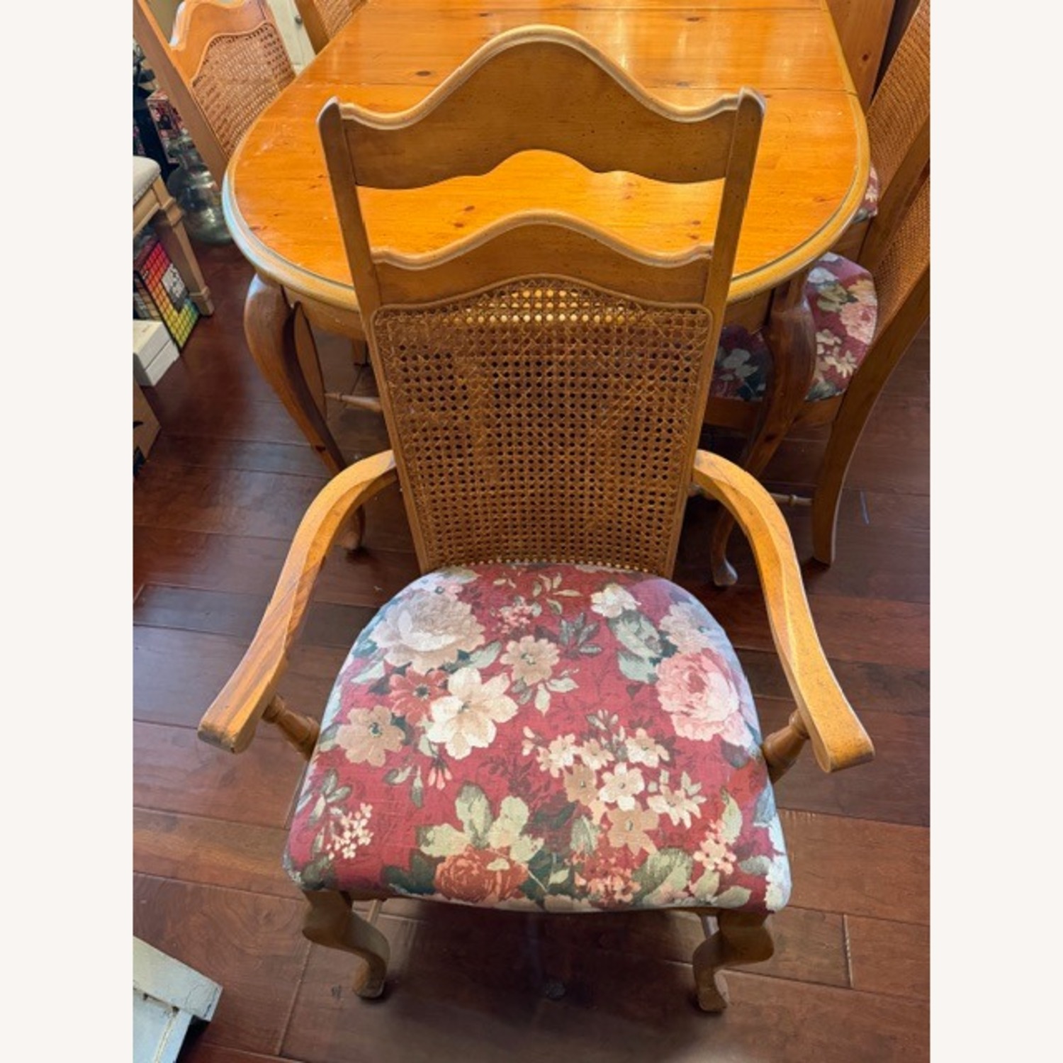 Vintage/Antique Lenoir Natural Wood Dining Set - image-3