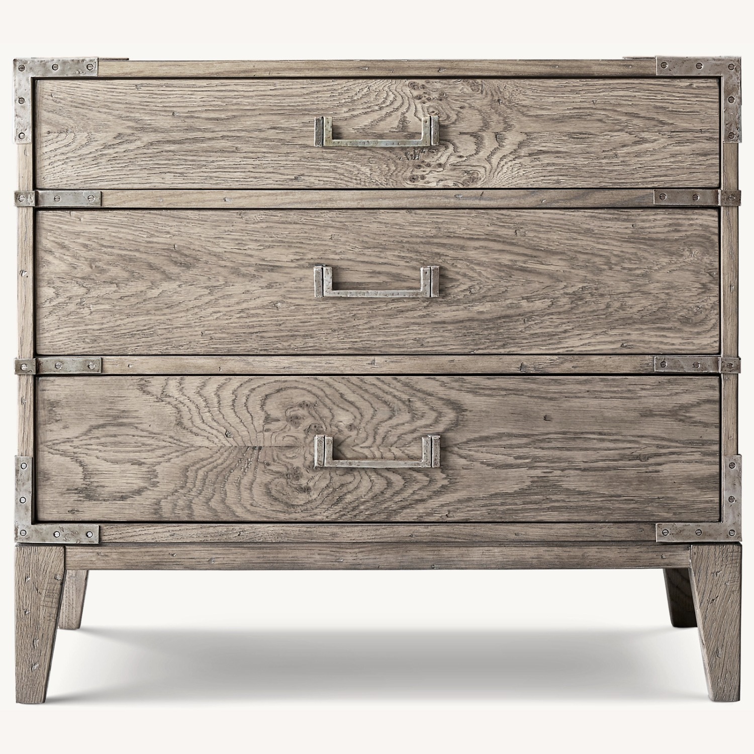 RH Cayden Campaign Closed Nightstand – 26” - image-1