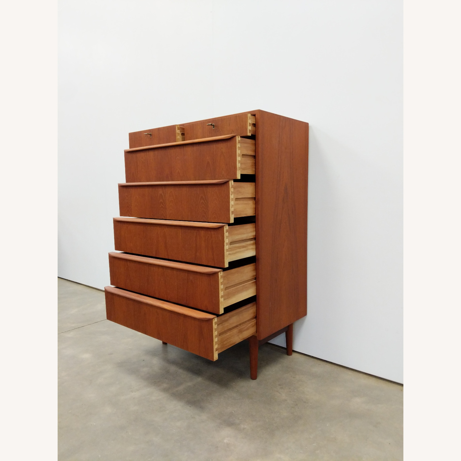 Vintage Danish Mid Century Modern Teak Dresser - image-3