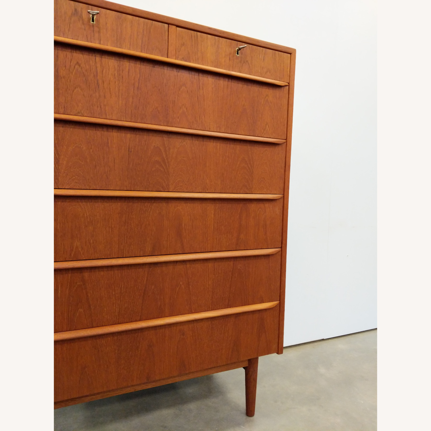 Vintage Danish Mid Century Modern Teak Dresser - image-6