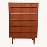 Vintage Danish Mid Century Modern Teak Dresser