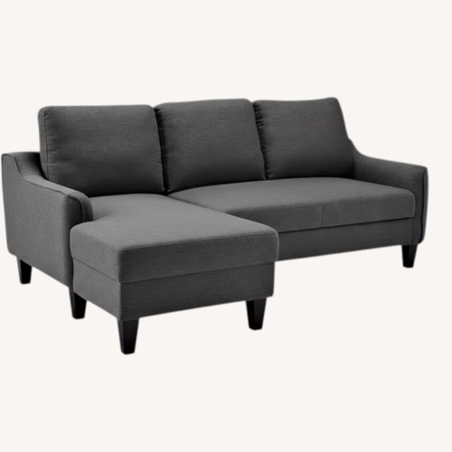 Used Jarreau Sofa Chaise Sleeper Blue Sleeper Sofa for sale on AptDeco