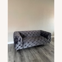 Modern Velvet 3-Seater Sofa
