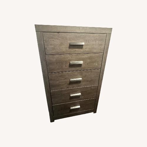 Used Hampton Row Dark Brown Dresser for sale on AptDeco