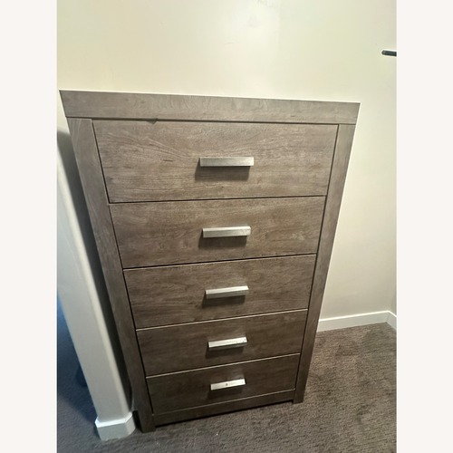 Used Hampton Row Dark Brown Dresser for sale on AptDeco