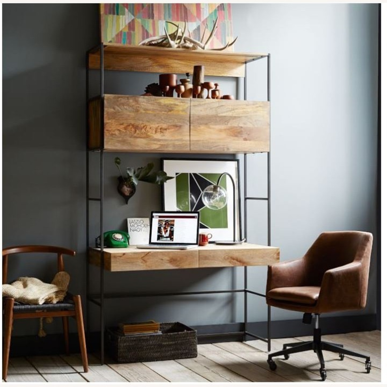 West Elm Industrial Modular Home Office Desk - image-3
