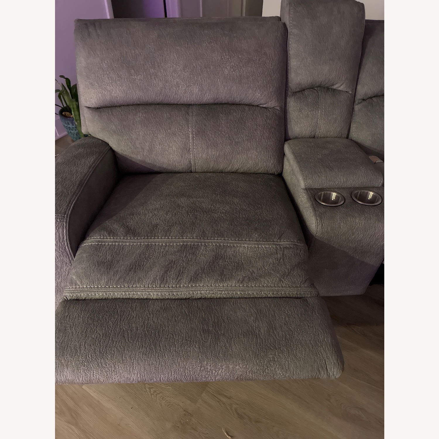 Light Vlue Sectional  - image-1