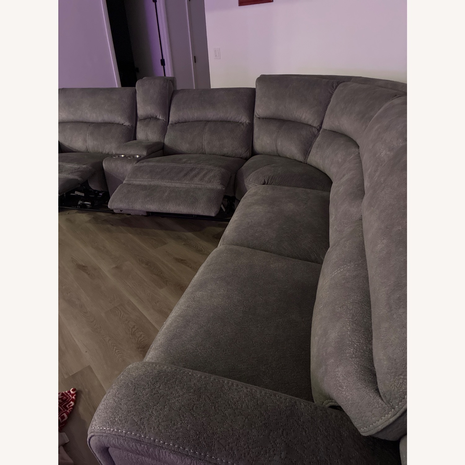 Light Vlue Sectional  - image-2