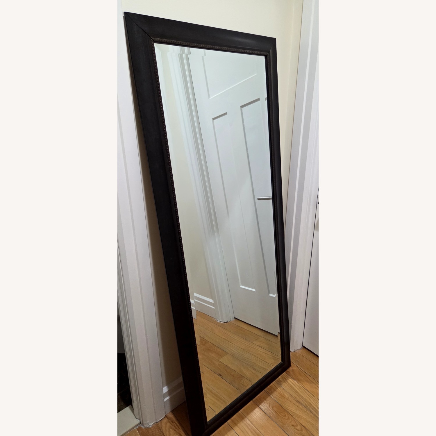 Dark Brown Floor Mirror - image-1
