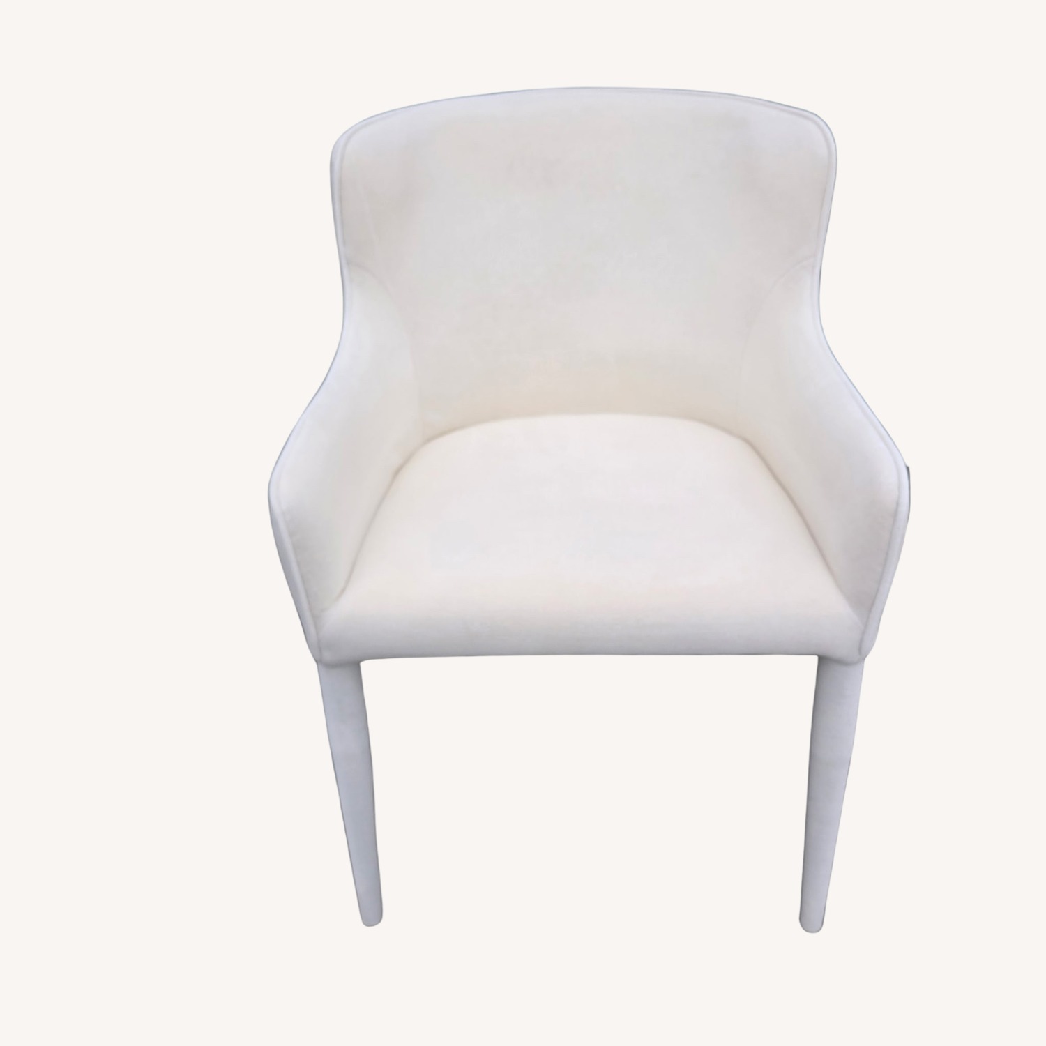 RH Nicola Slope Fabric Dining Chairs (4) Velvet - image-5