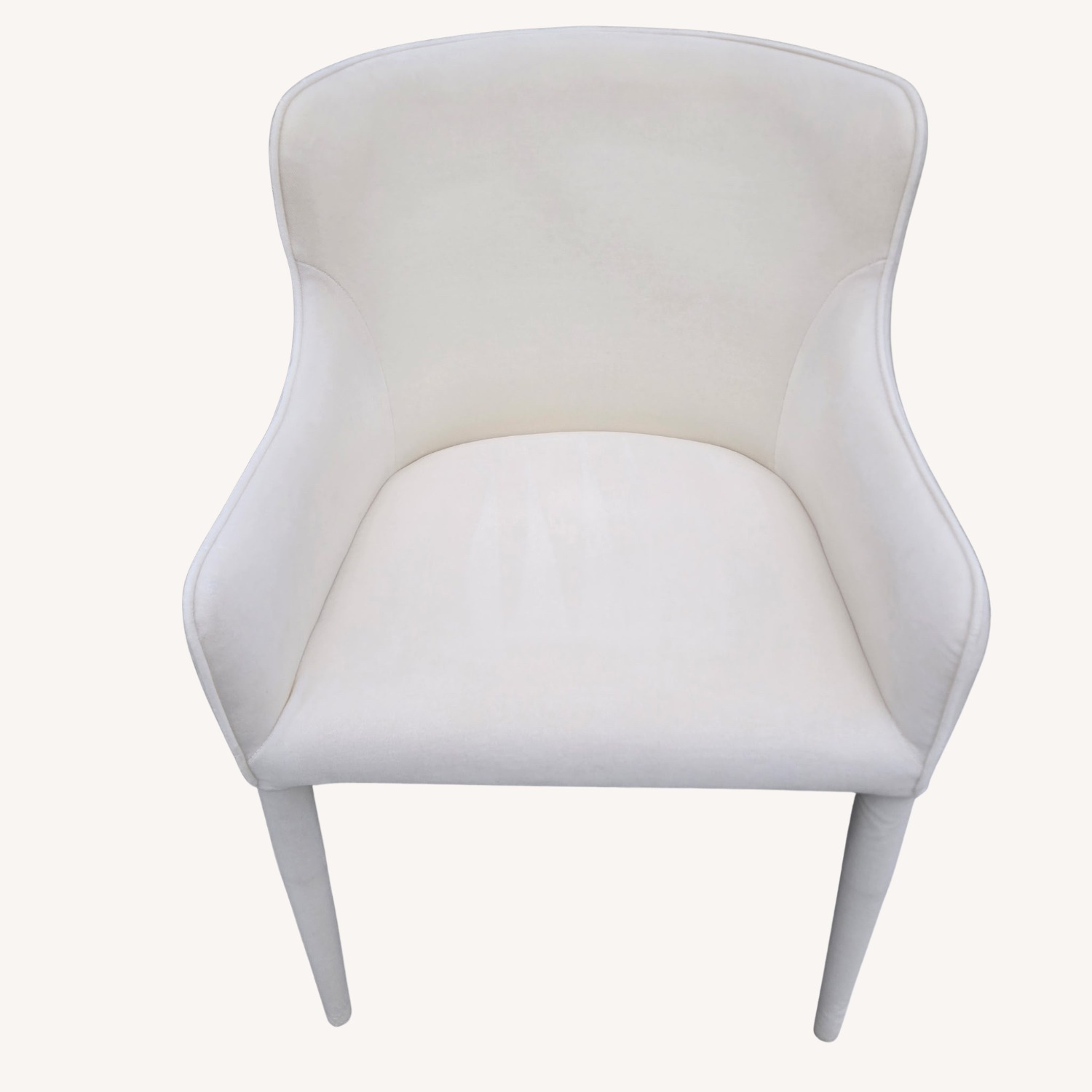 RH Nicola Slope Fabric Dining Chairs (4) Velvet - image-17