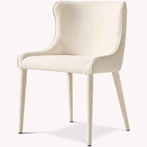 Used Restoration Hardware Nicola Slope Fabric Dining Chairs (4) Velvet for sale on AptDeco