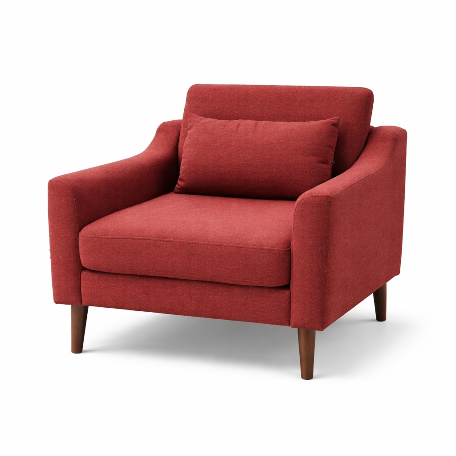 Burrow Nomad Armchair (Brick Red Fabric) - image-5