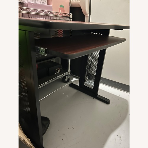 Used Light Brown Wood Desk for sale on AptDeco