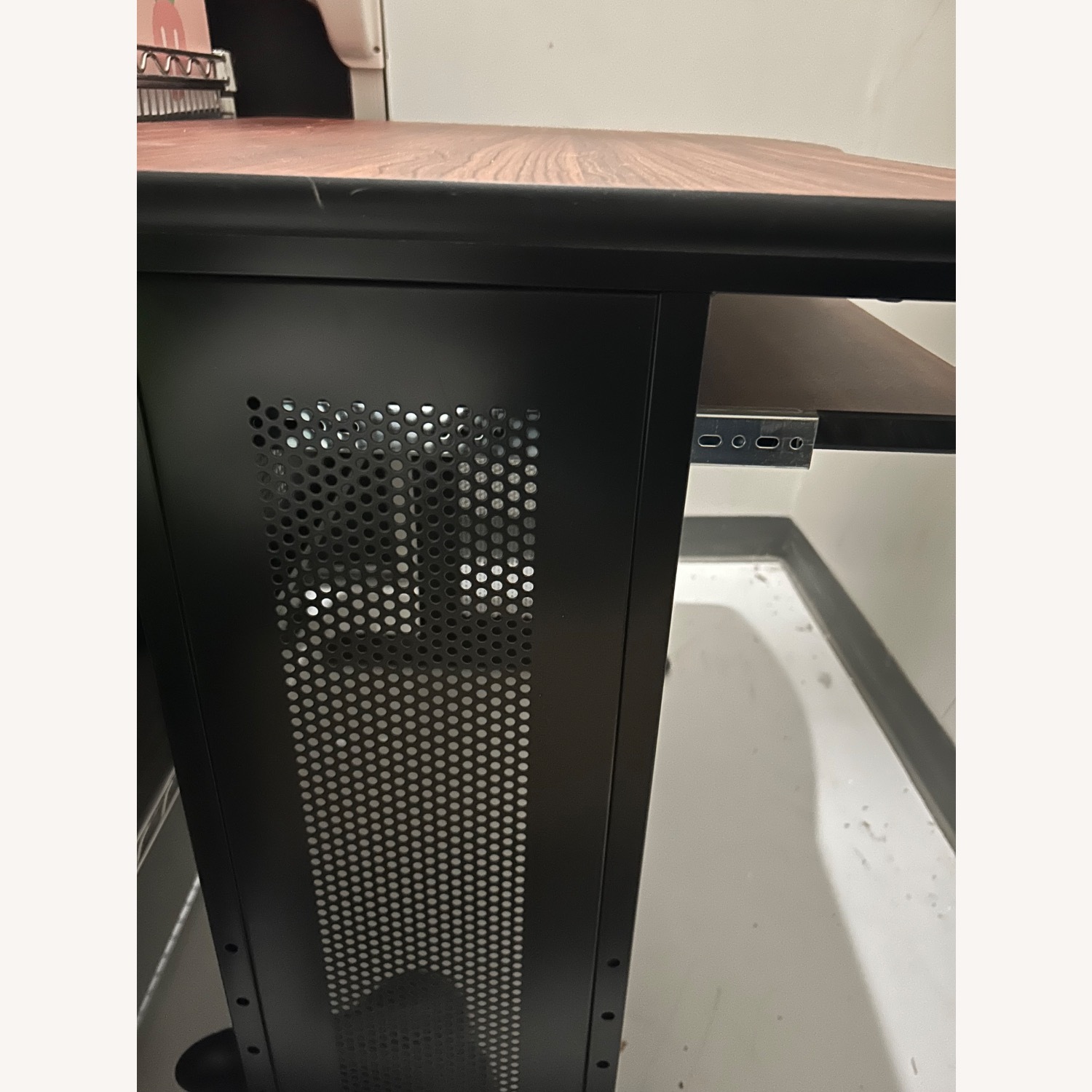 Light Brown Wood Desk - image-4