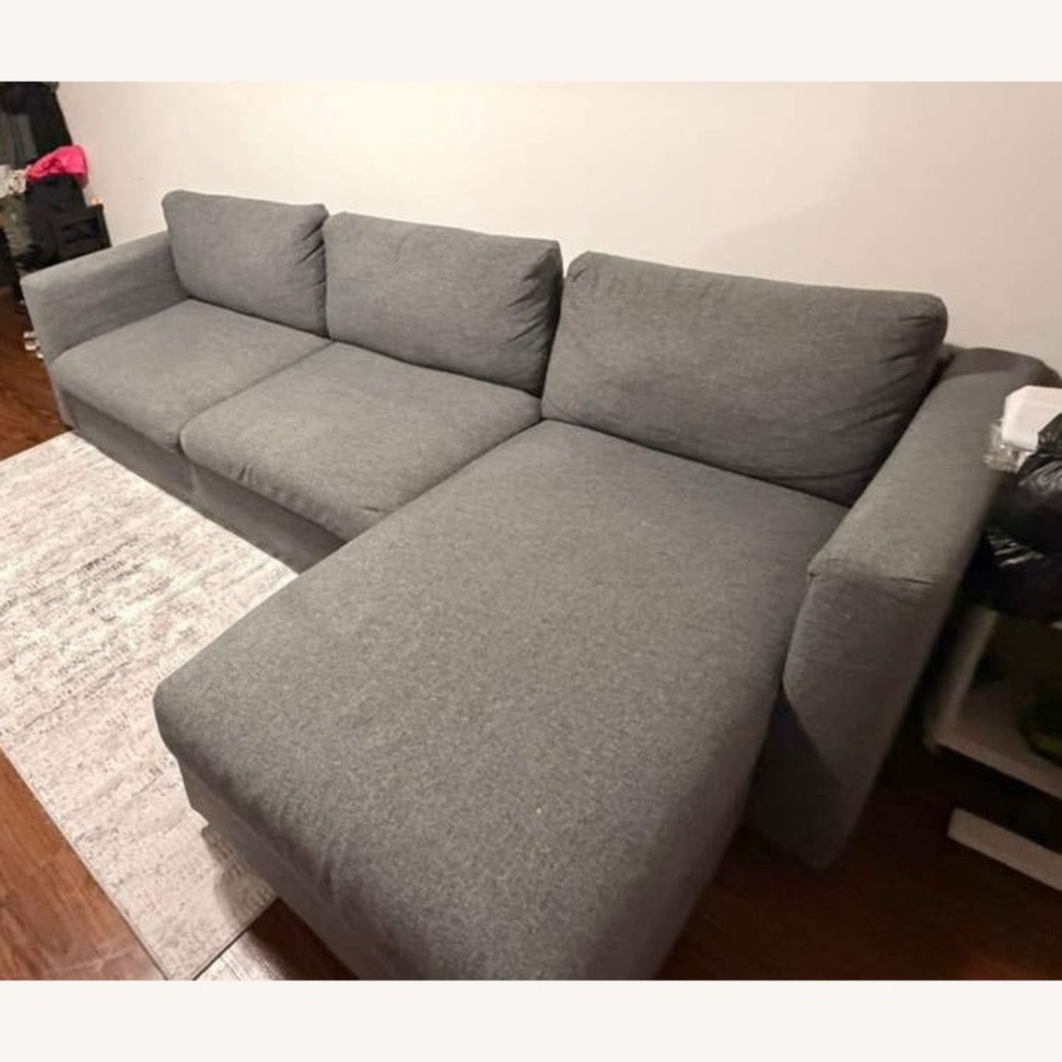 IKEA FINNALA Dark Gray Sleeper Sofa - image-1