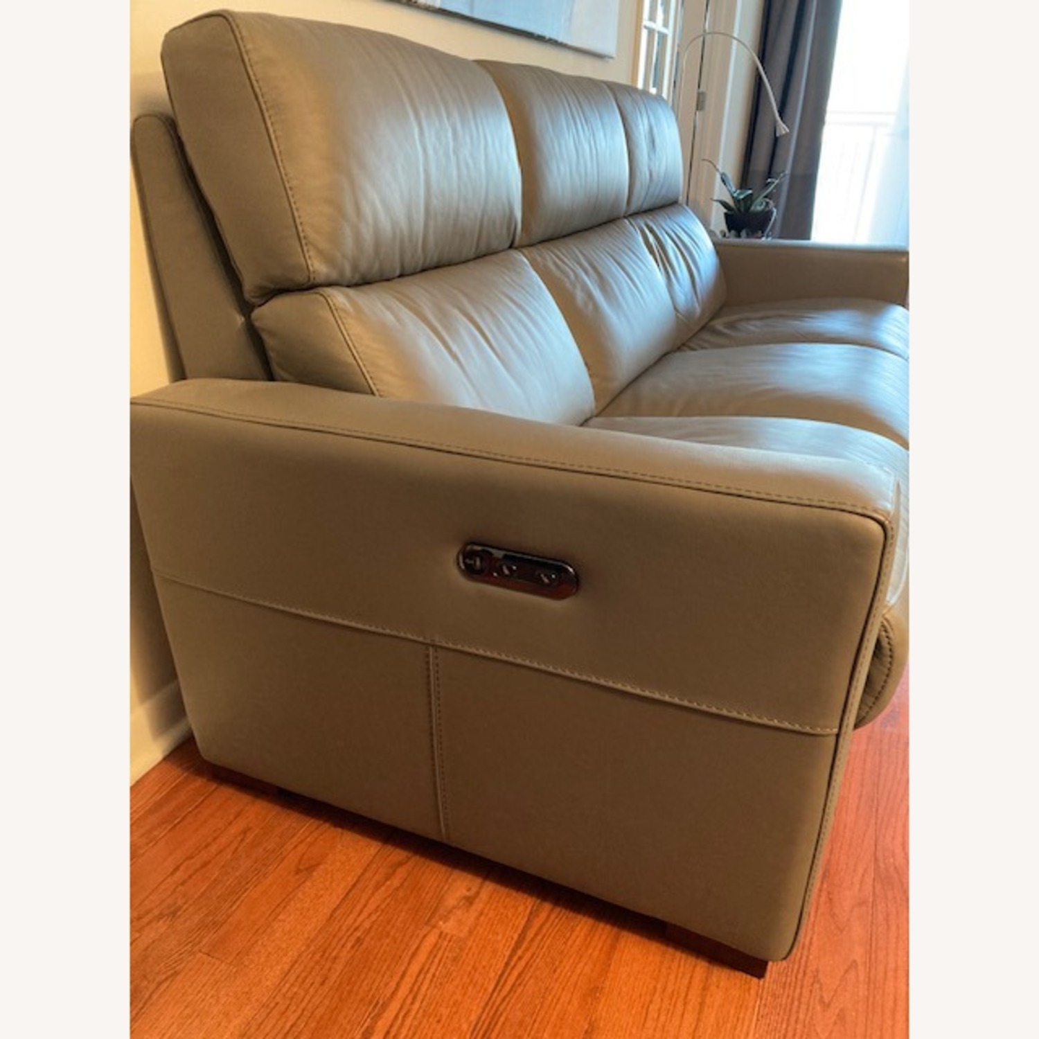 LUKA Power Reclining 3-seater Leather Sofa - image-3