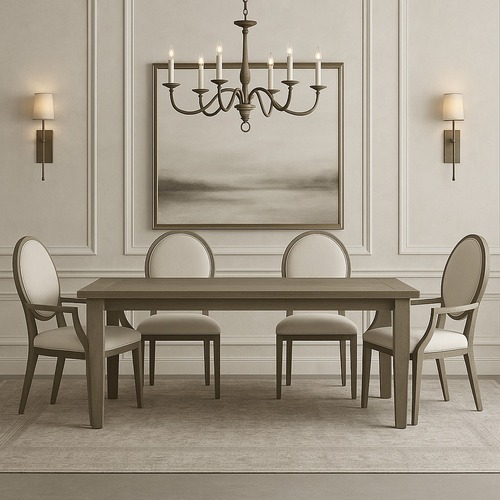 Used RH French Contemporary Dining Chair Set (4) – Dove for sale on AptDeco