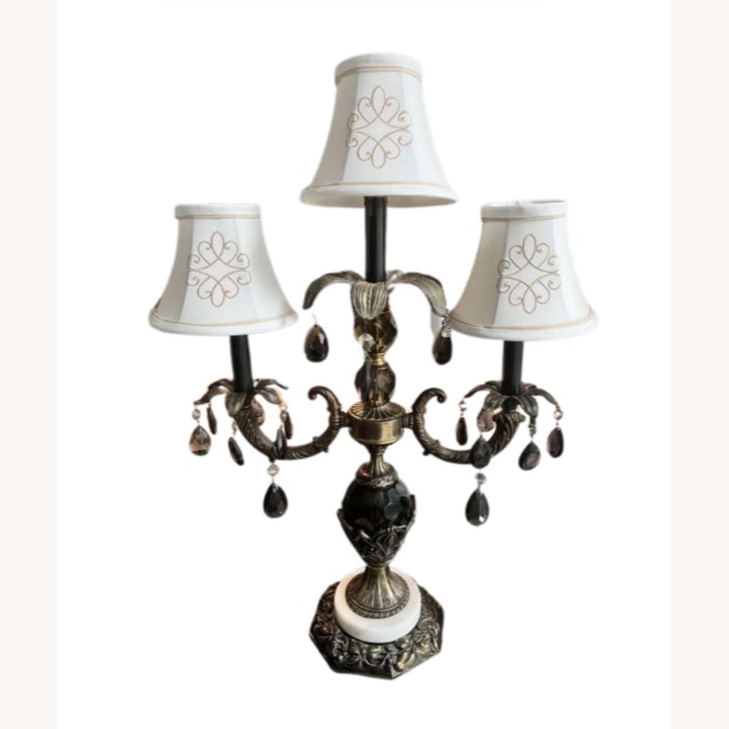 Vintage Italian Hollywood Regency Girandole Lamp - image-8