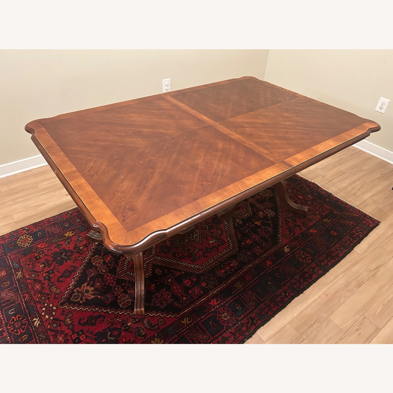 American Drew Cherry Wood Dining Set - image-1