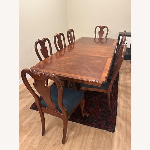 Used American Drew Cherry Wood Dining Set for sale on AptDeco