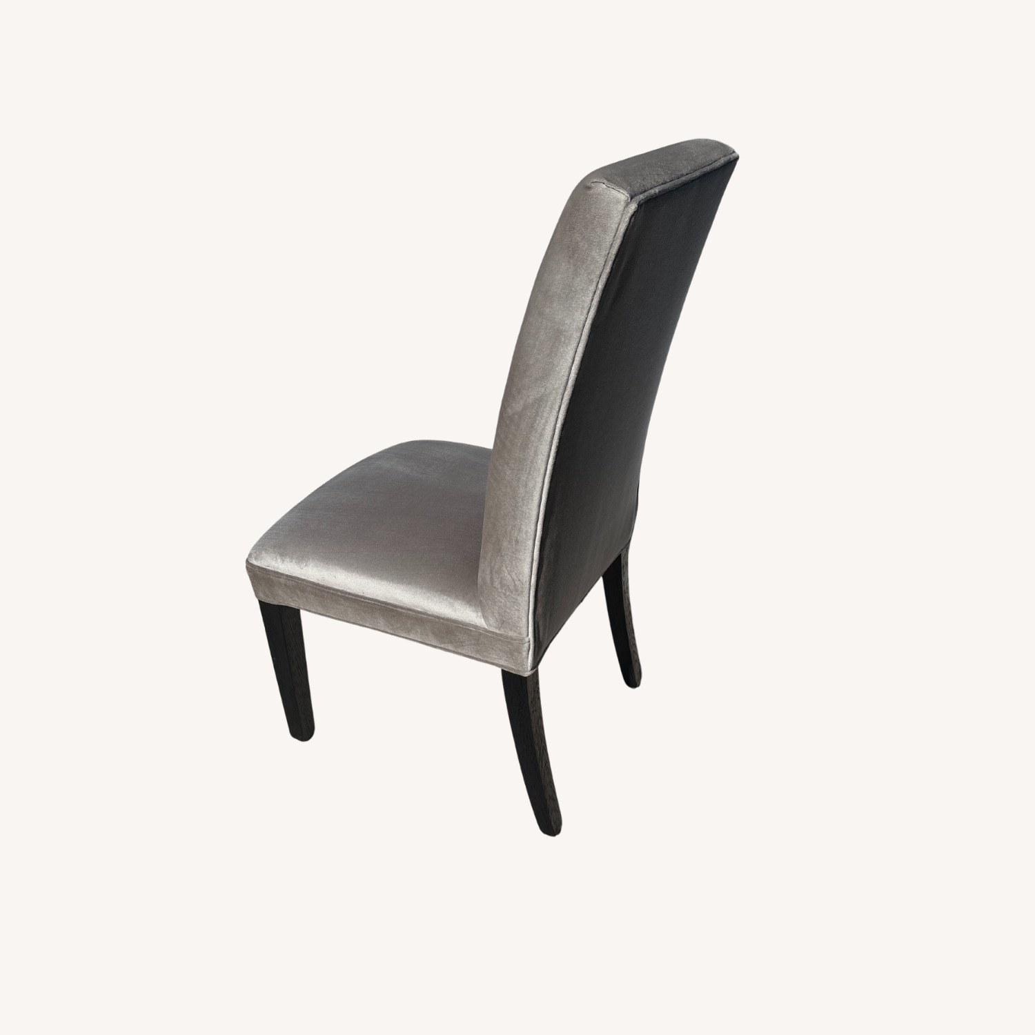RH Hudson Performance Velvet Chair in Fog - image-3