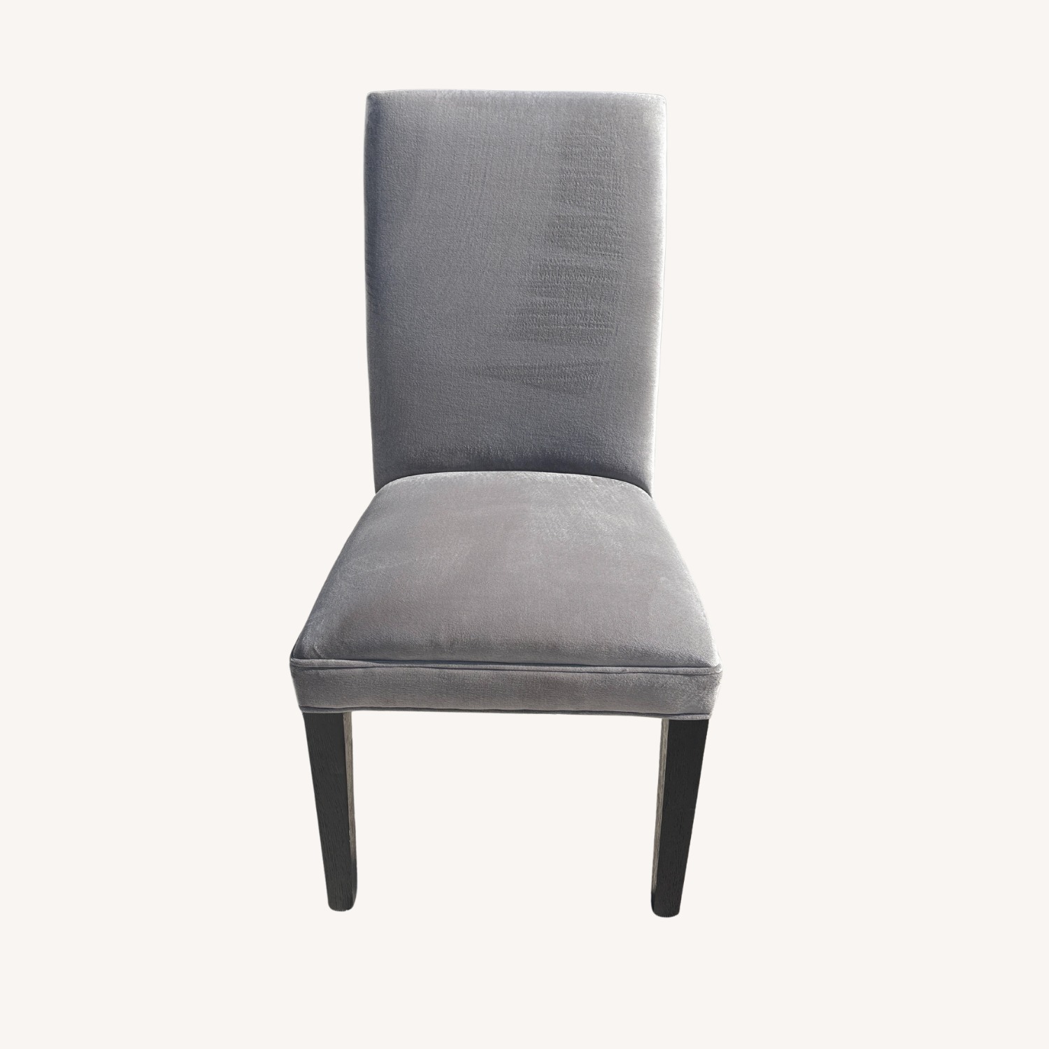 RH Hudson Performance Velvet Chair in Fog - image-0