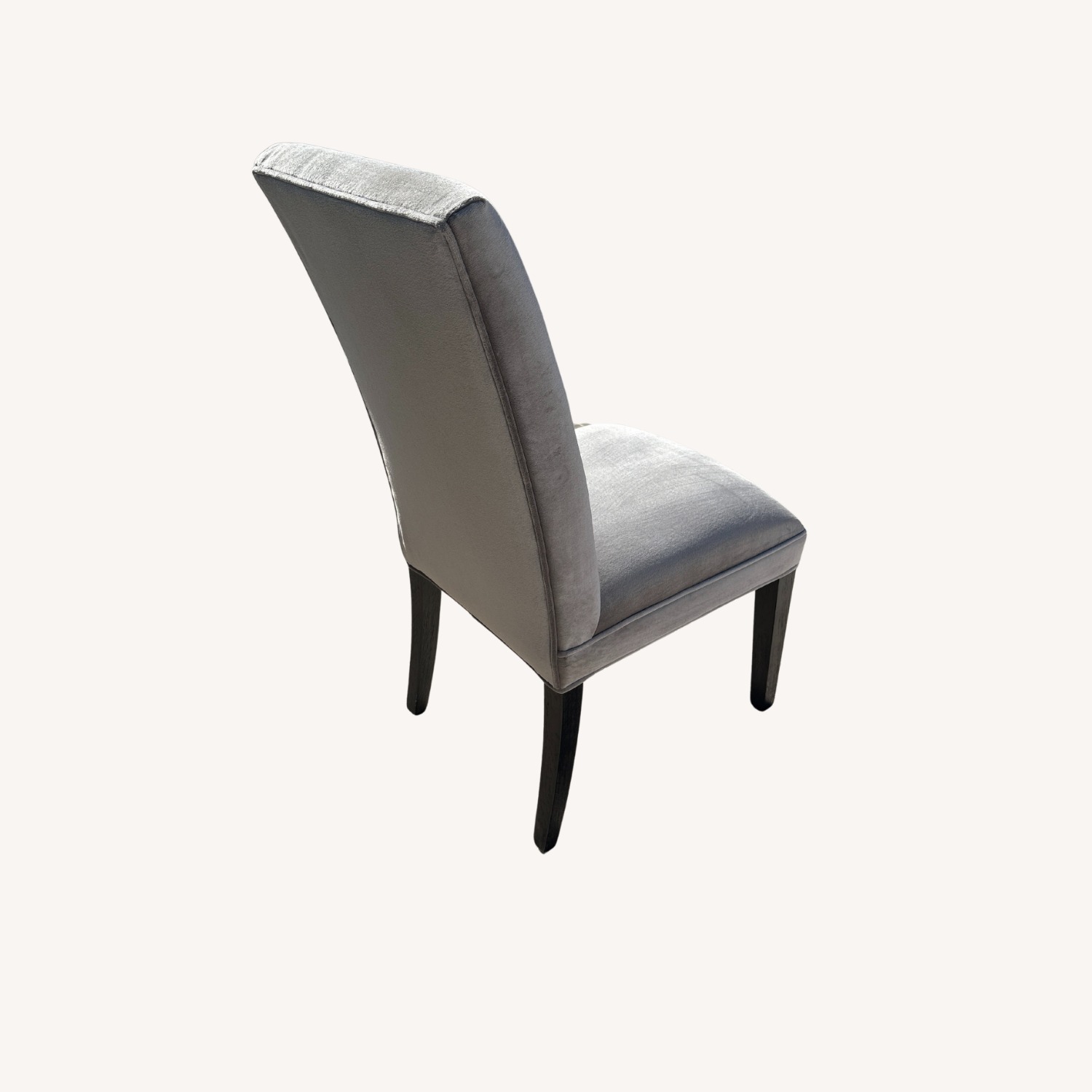 RH Hudson Performance Velvet Chair in Fog - image-5