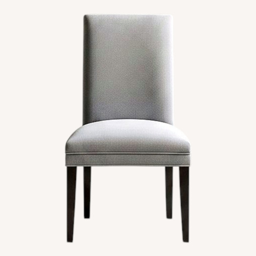 Used RH Hudson Performance Velvet Chair in Fog for sale on AptDeco