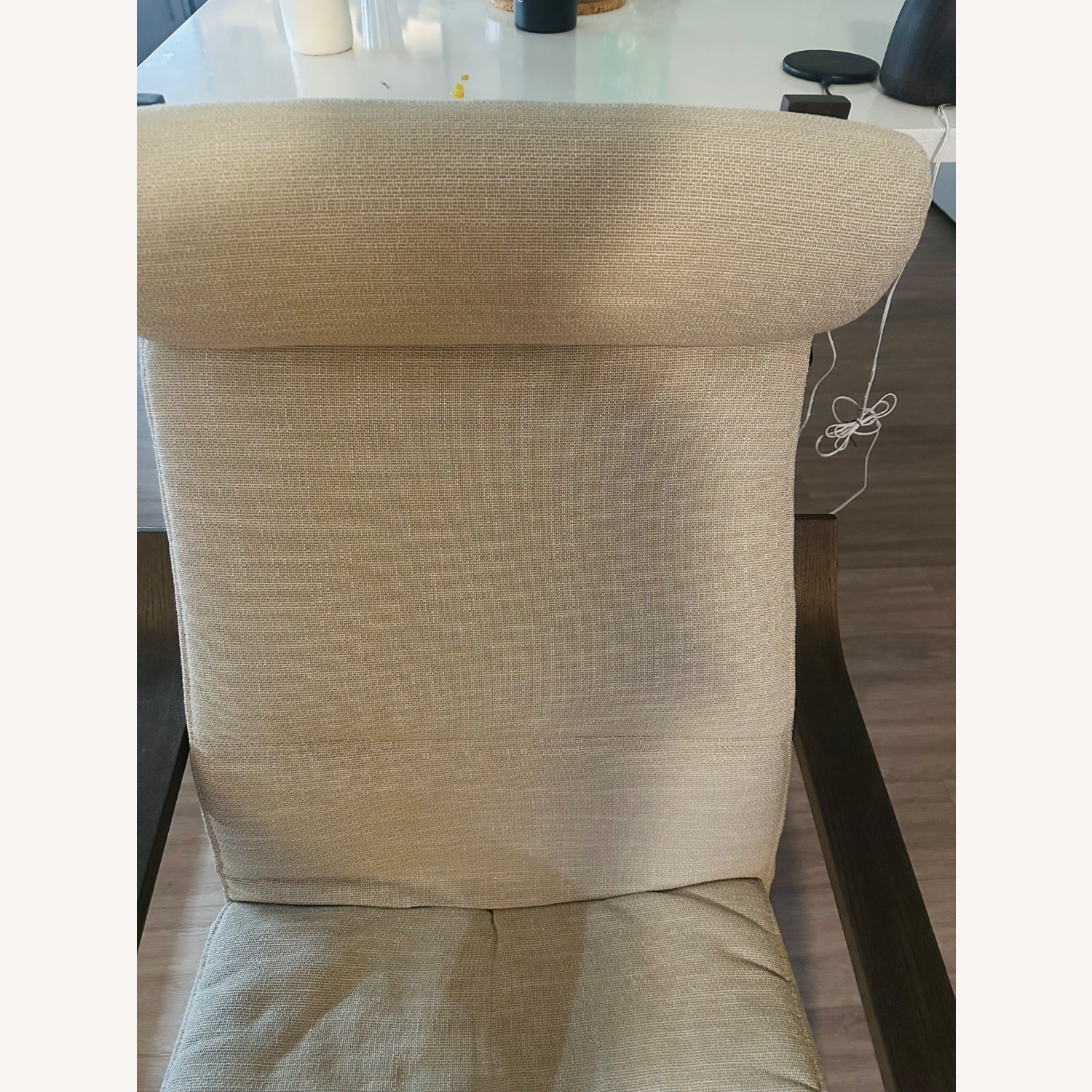 IKEA POÄNG Dark Brown Fabric Recliner - image-4