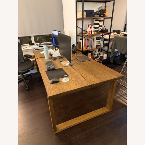 Used IKEA MÖRBYLÅNGA Natural Wood Dining Table for sale on AptDeco