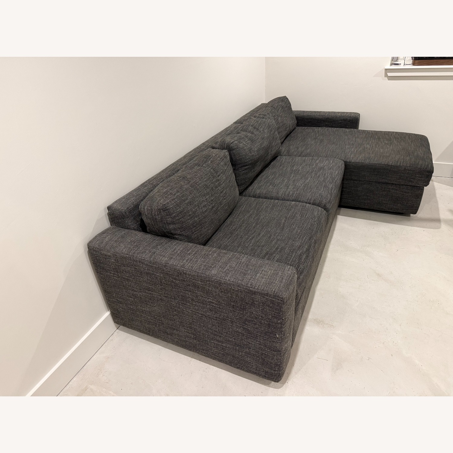 West Elm Henry® 2 Dark Gray Fabric Sleeper Sofa - image-5