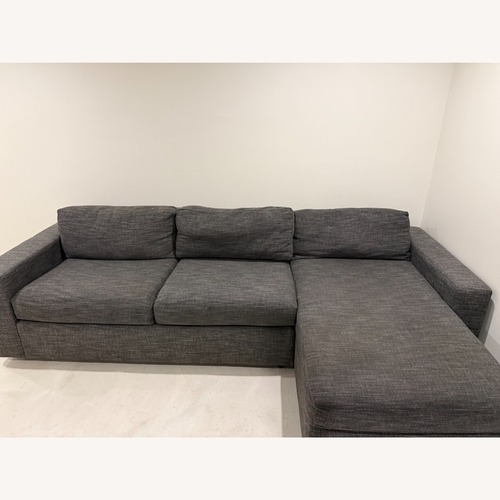 Used West Elm Henry® 2 Dark Gray Fabric Sleeper Sofa for sale on AptDeco