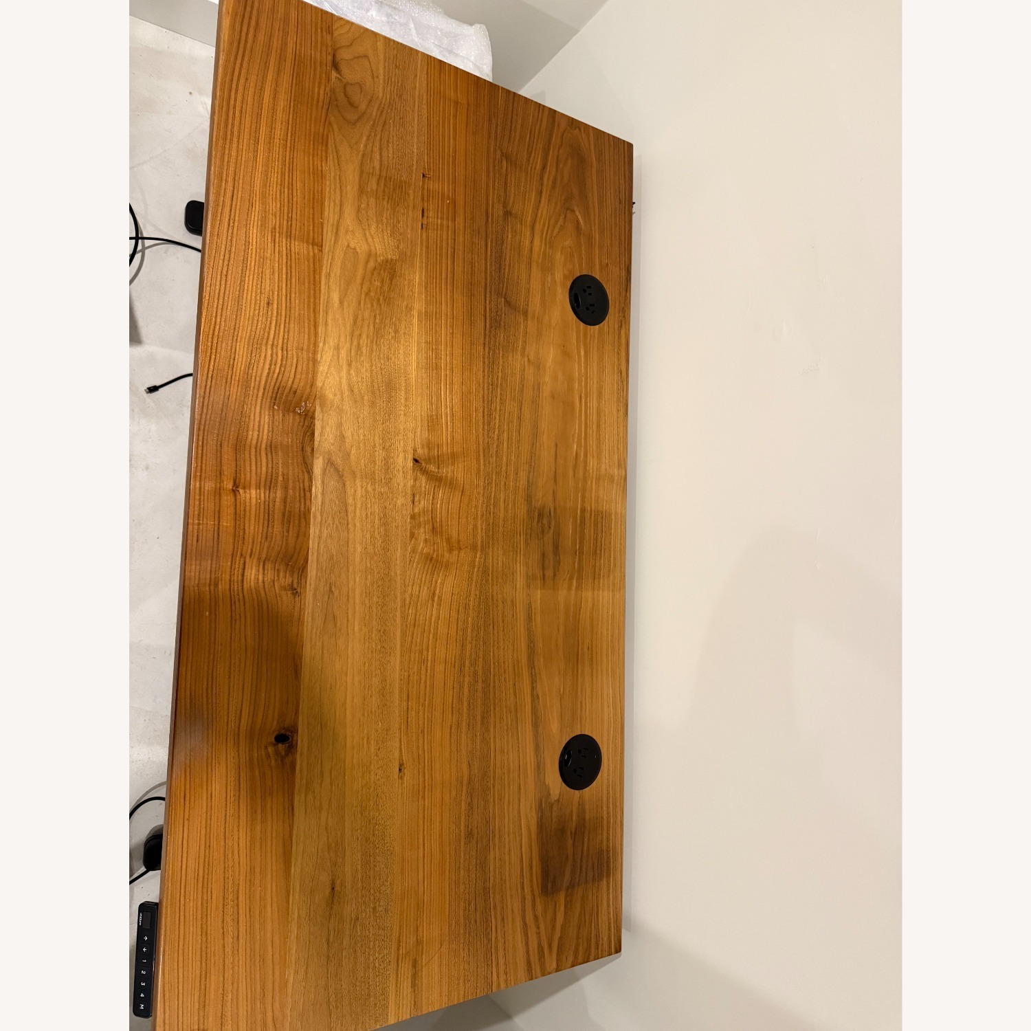 Uplift V3 Standing Desk Light Brown Wood Desk - image-11