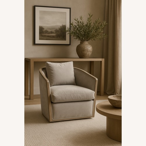 Used RH Dixon Swivel Chair - Imperfect for sale on AptDeco