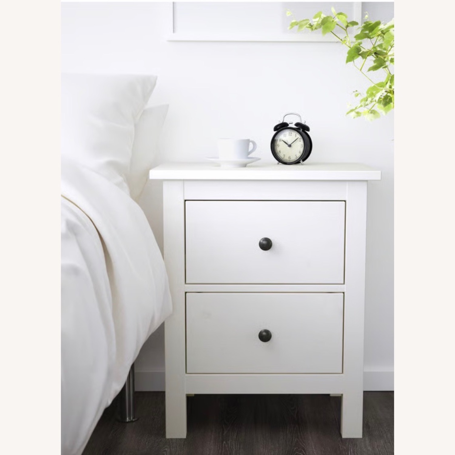 Hemnes Set of Classic Sturdy, Contemporary Nightstands - image-1