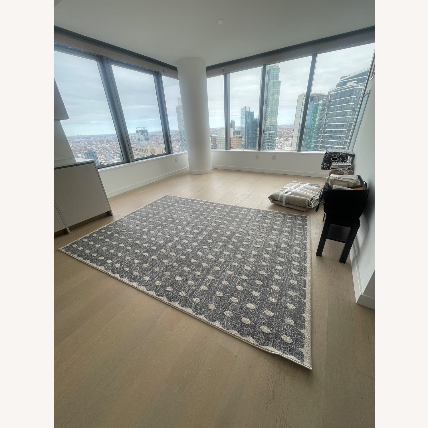 Luxe Charcoal Area Rug 6x9 - image-1