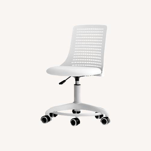 Used Petite Chair White Office Chair for sale on AptDeco