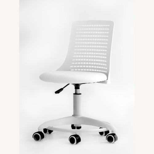 Used Petite Chair White Office Chair for sale on AptDeco