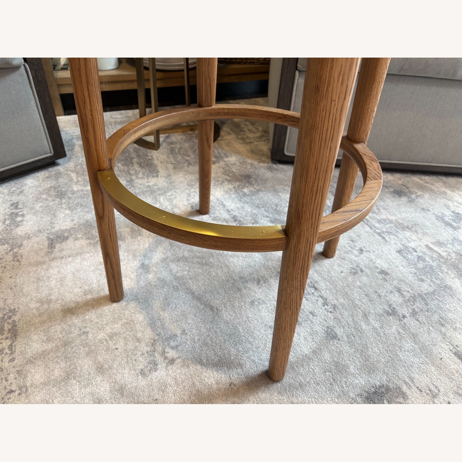 RH Ligné High Back Swivel Bar Stool — Single - image-2