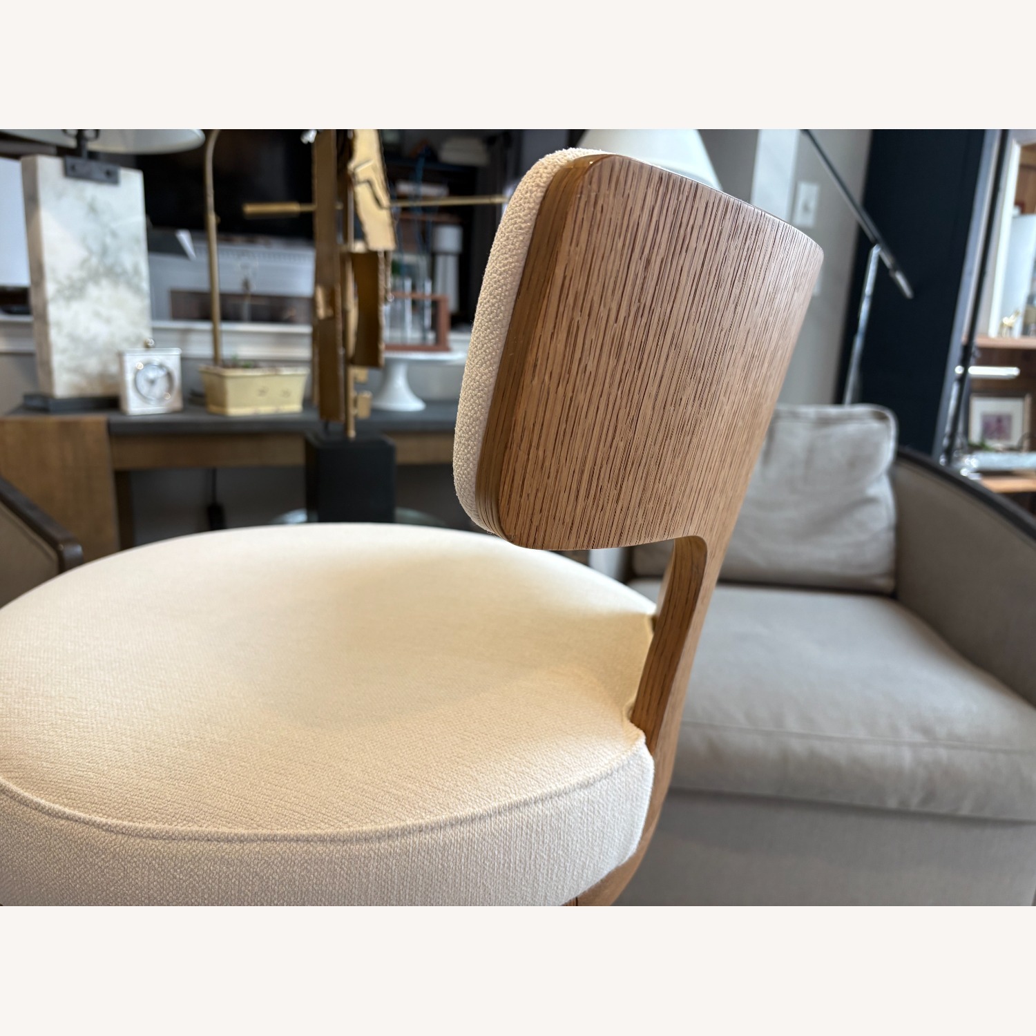 RH Ligné High Back Swivel Bar Stool — Single - image-3