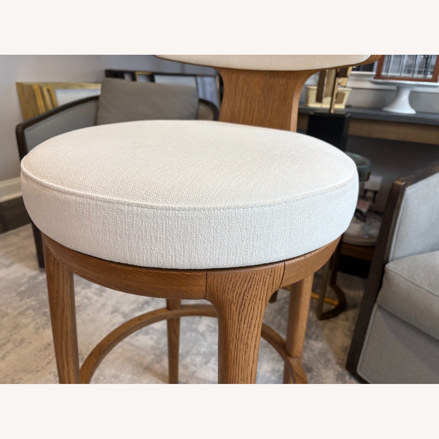 RH Ligné High Back Swivel Bar Stool — Single - image-6